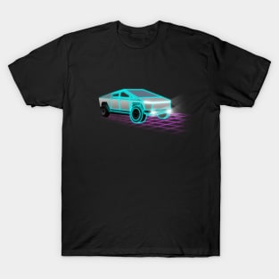 Retro 80s Electric Cyber Truck T-Shirt